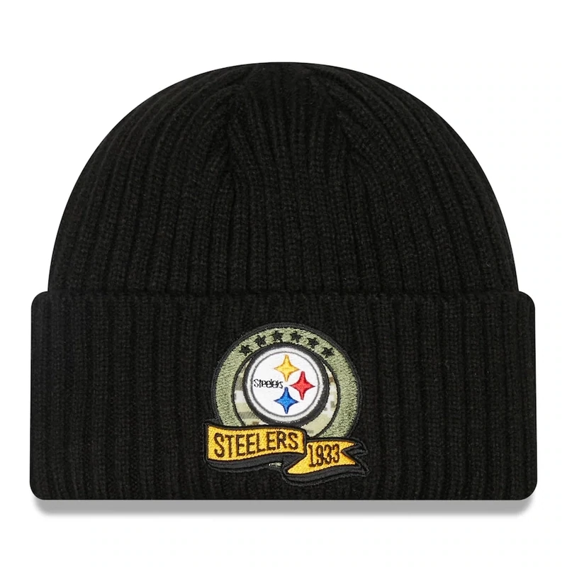 Pittsburgh Steelers Men’s New Era Salute To Service Knit Hat