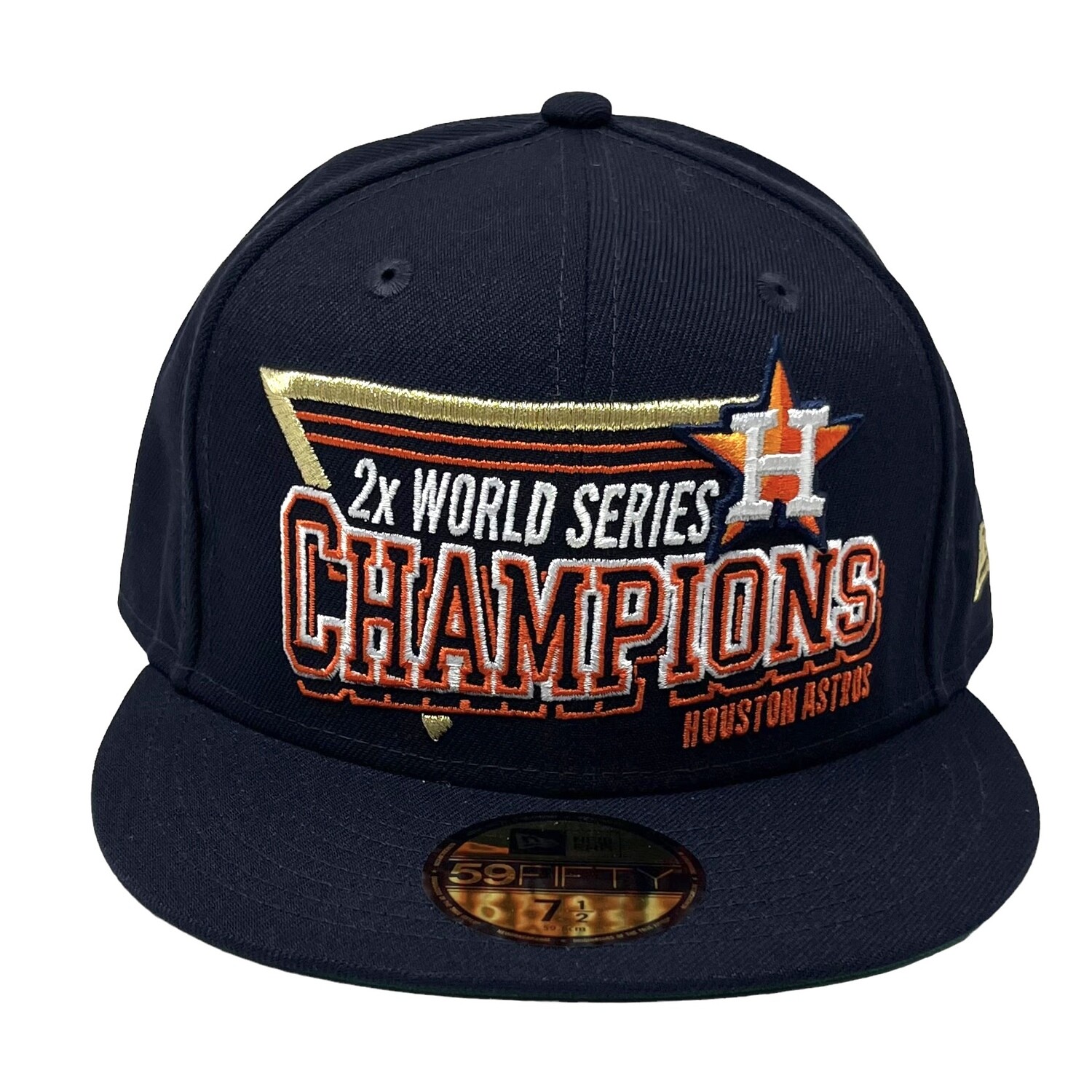Houston Astros Men's 2X World Series Champions New Era 59Fifty Fitted Hat
