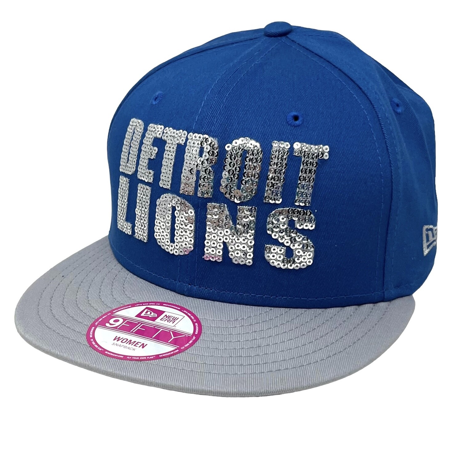 Detroit Lions Women’s New Era Blue NFL 9FIFTY Snapback Adjustable Hat