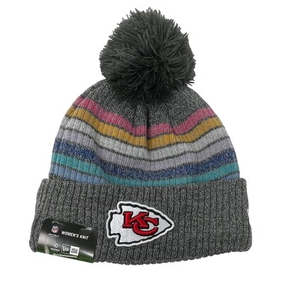 Kansas City Chiefs Women’s New Era Cuffed Pom Knit Hat