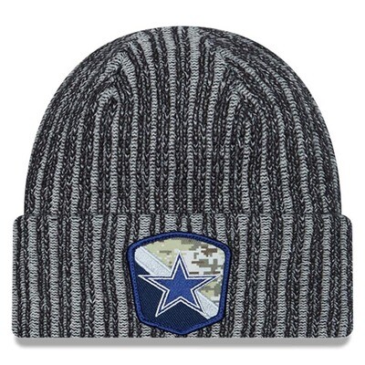 Dallas Cowboys Men's New Era Salute to Service Sport Cuffed Knit Hat Dallas Cowboys Men's New Era Salute to Service Sport Cuffed Knit Hat