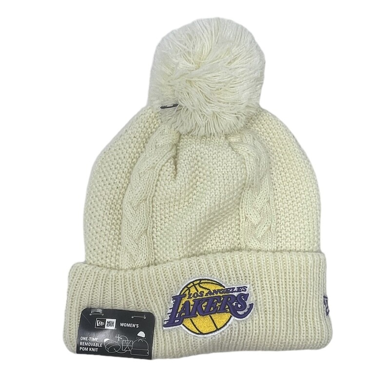 Los Angeles Lakers Women’s New Era Cuffed Pom Knit Hat