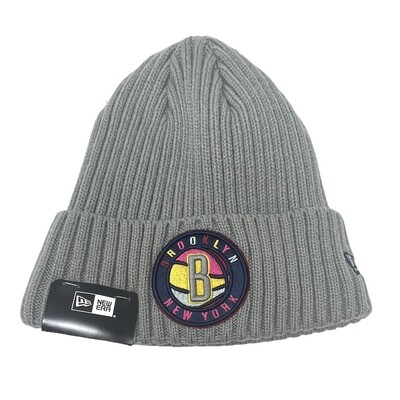 Brooklyn Nets Men's New Era Cuffed Knit Hat