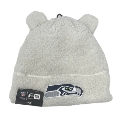 Seattle Seahawks Youth New Era Fleece Knit Hat