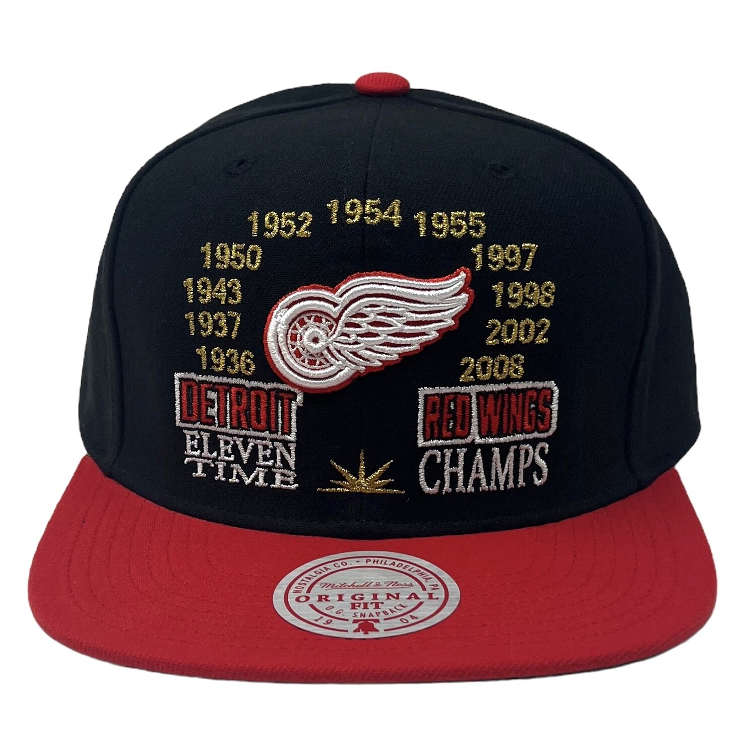 Detroit Red Wings Men’s NHL Champ Is Here Mitchell & Ness Snapback Hat