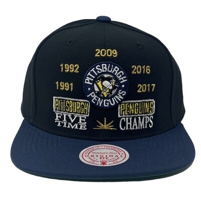 Pittsburgh Penguins Men’s NHL Champ Is Here Mitchell & Ness Snapback Hat