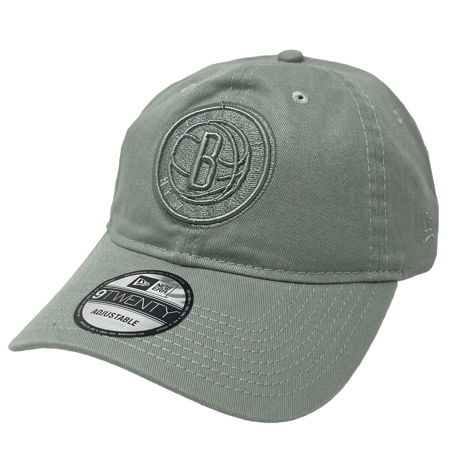 Brooklyn Nets Men's Sage New Era 9Twenty Adjustable Hat