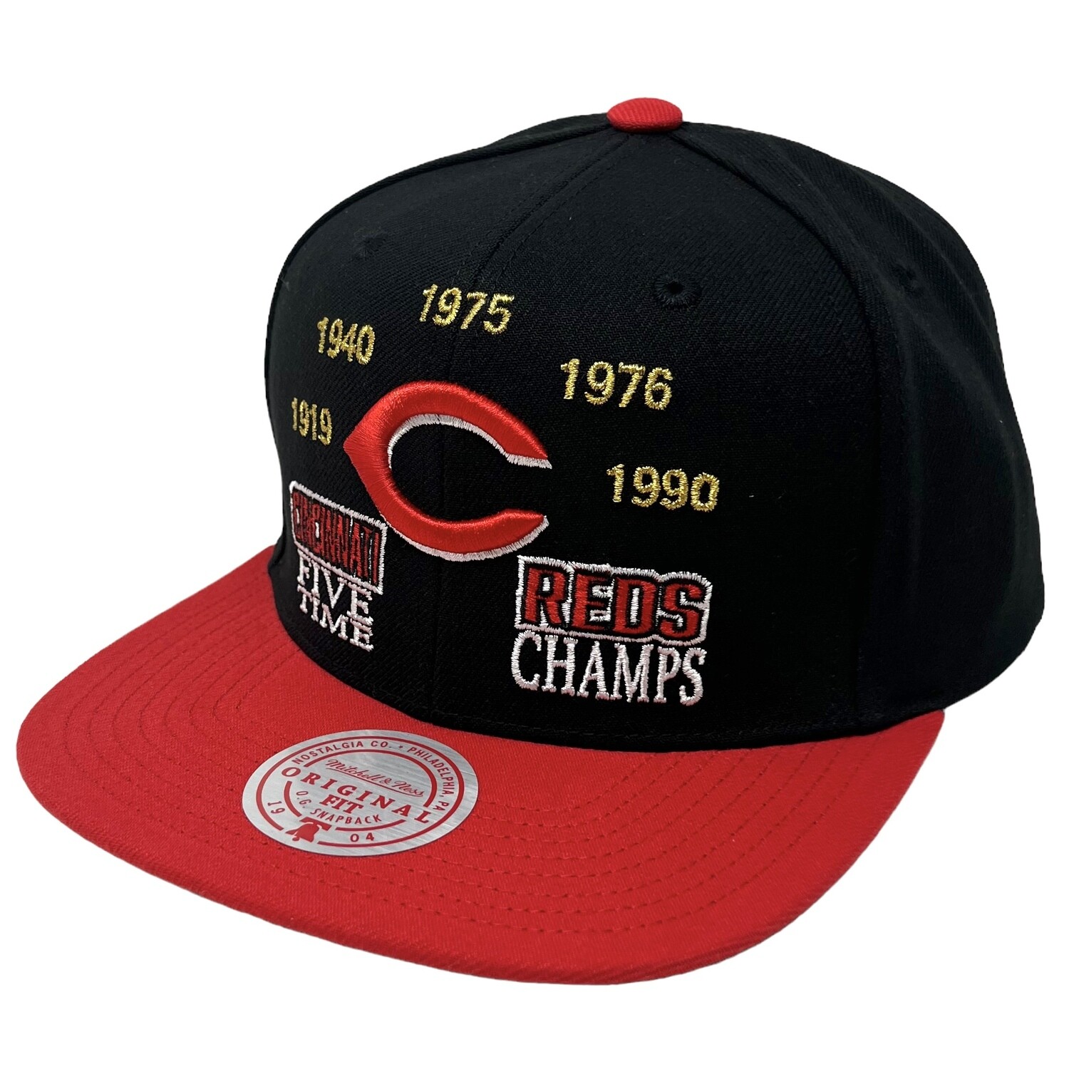 Cincinnati Reds Men’s MLB Champ Is Here Mitchell & Ness Snapback Hat