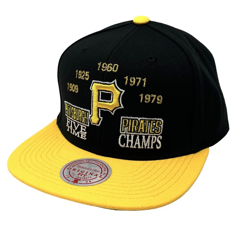Pittsburgh Pirates Men’s MLB Champ Is Here Mitchell & Ness Snapback Hat