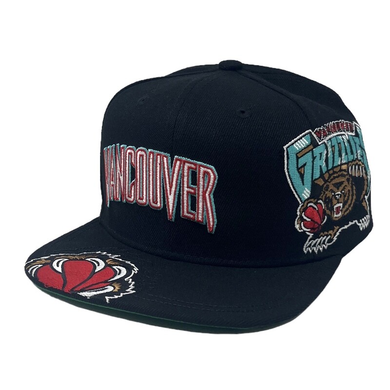 Vancouver Grizzlies Men’s NBA Landed Mitchell & Ness Snapback Hat