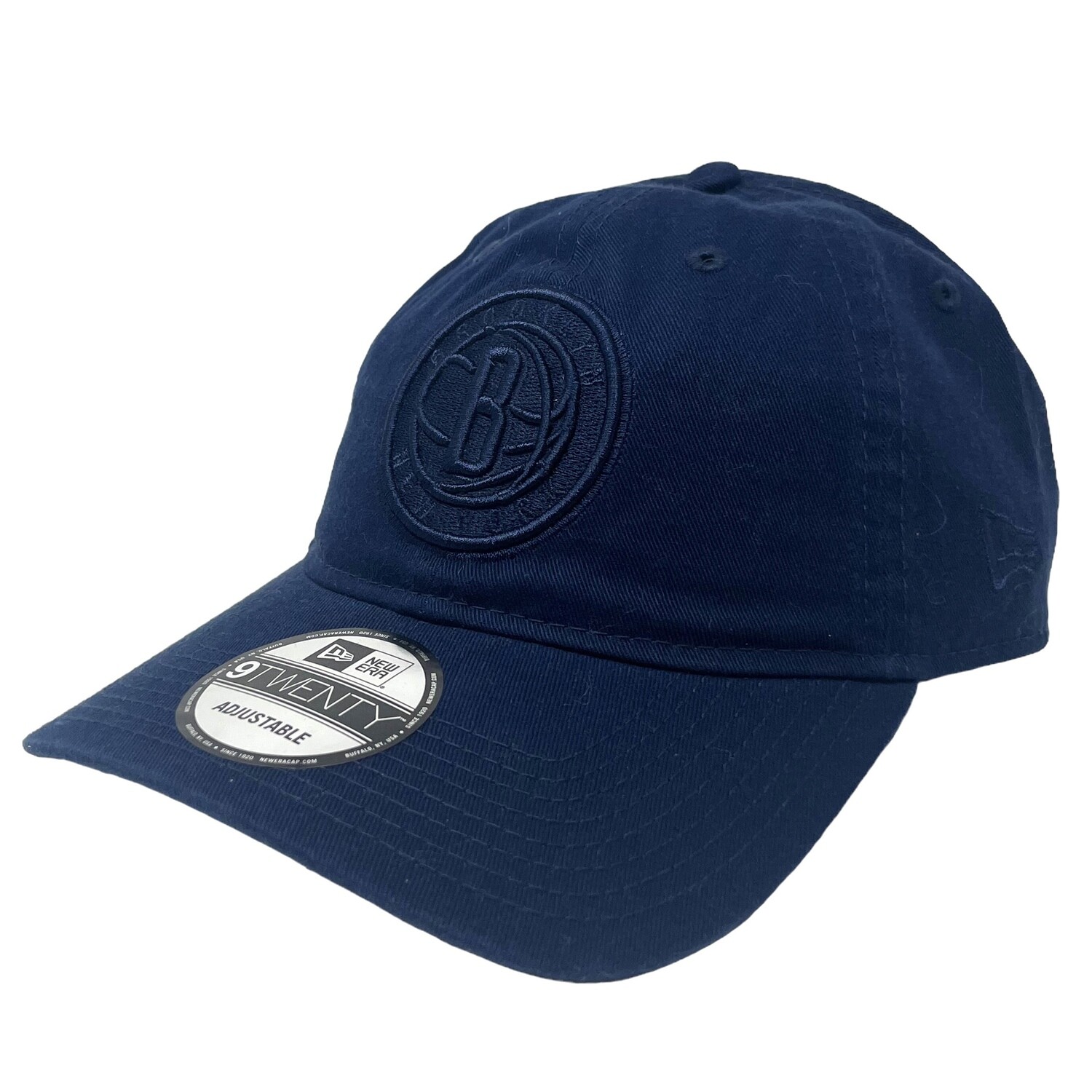 Brooklyn Nets Men's Navy Blue New Era 9Twenty Adjustable Hat