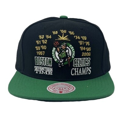 Boston Celtics Men’s NBA Champ Is Here Mitchell & Ness Snapback Hat