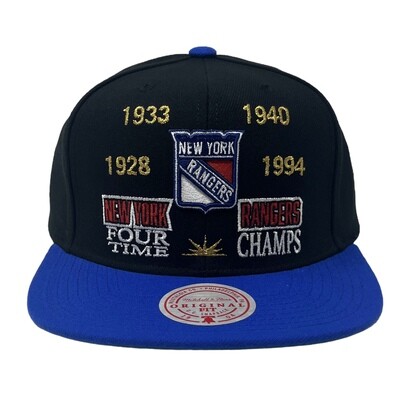 New York Rangers Men’s NHL Champ Is Here Mitchell & Ness Snapback Hat