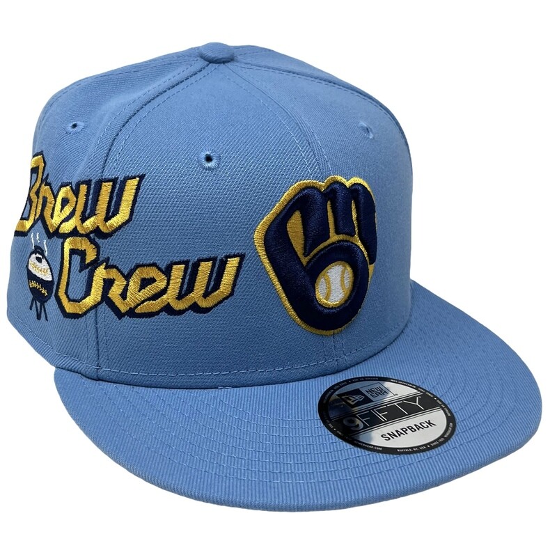 Milwaukee Brewers Men's New Era Brew Crew Snapback Hat