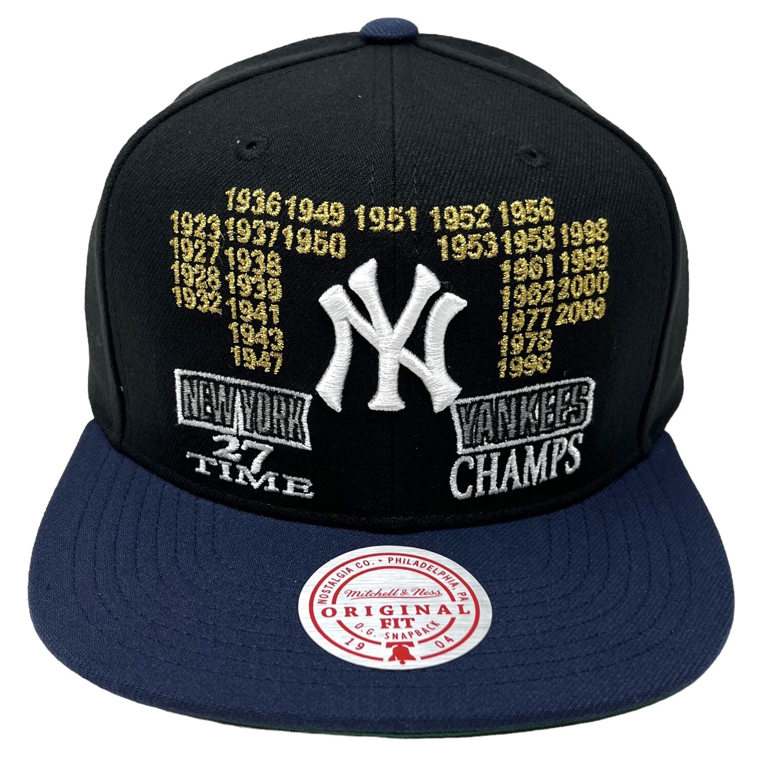 New York Yankees Men’s MLB 27x Champ Mitchell & Ness Snapback Hat
