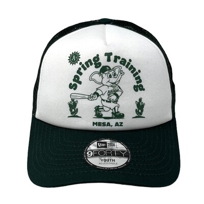 Oakland Athletics Youth New Era Trucker 9FORTY Adjustable Hat