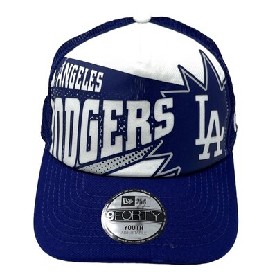Los Angeles Dodgers Youth New Era Trucker 9FORTY Adjustable Hat