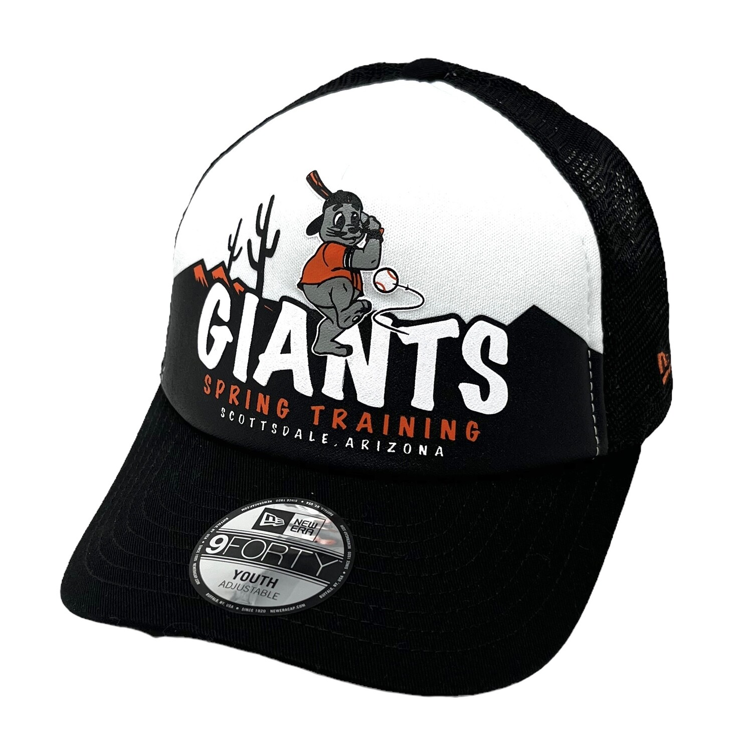 San Francisco Giants Youth New Era Trucker 9FORTY Adjustable Hat