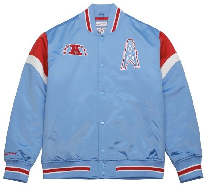 Houston Oilers Men’s Mitchell & Ness NFL Heavyweight Satin Jacket