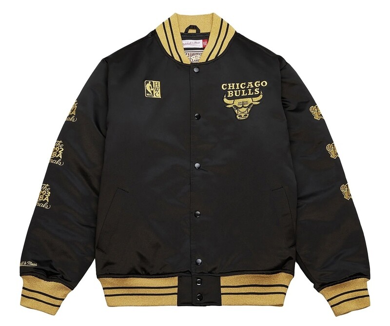 Chicago Bulls Men’s Mitchell & Ness NBA MVP Heavyweight Satin Jacket