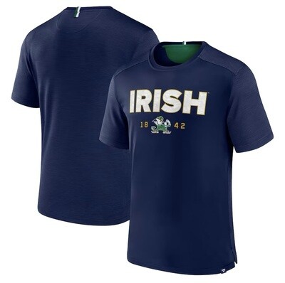 Notre Dame Fighting Irish Men’s Navy Fanatics Defender Rush T-Shirt