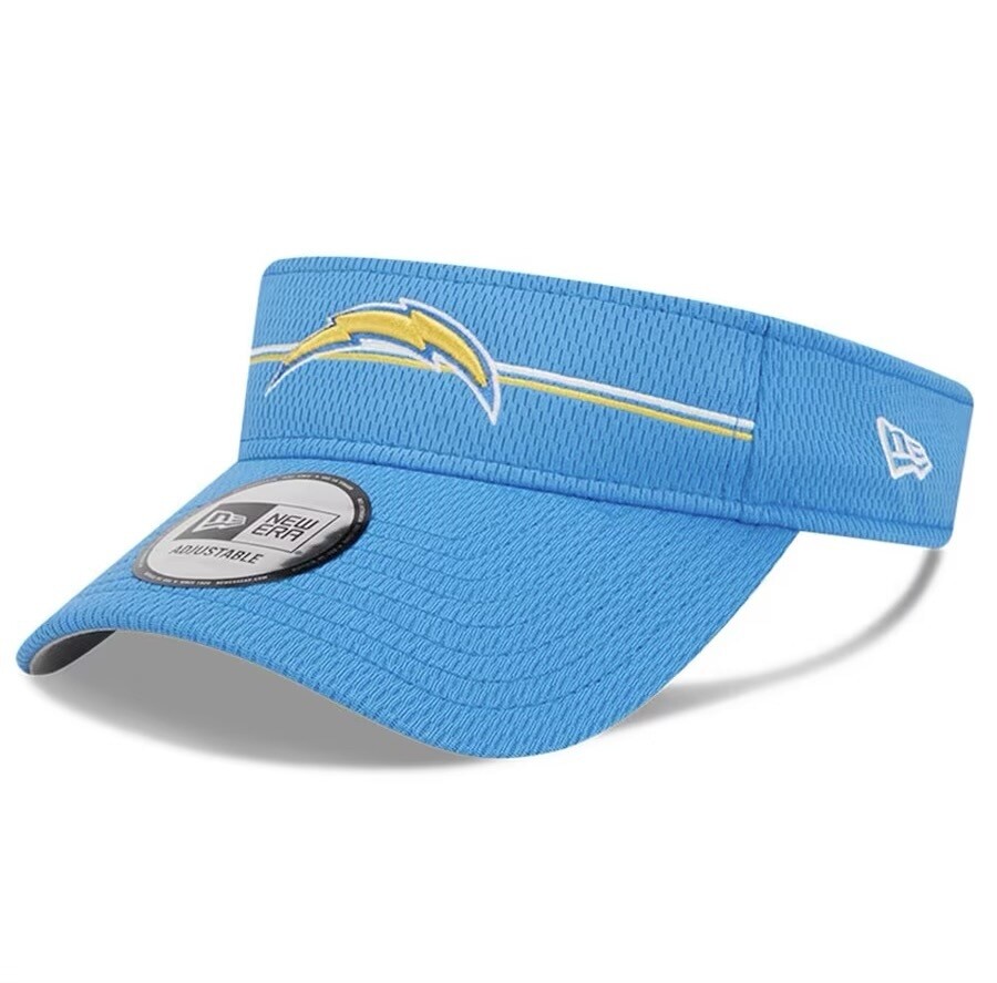 Los Angeles Chargers Men’s New Era NFL Training Camp Adjustable Visor