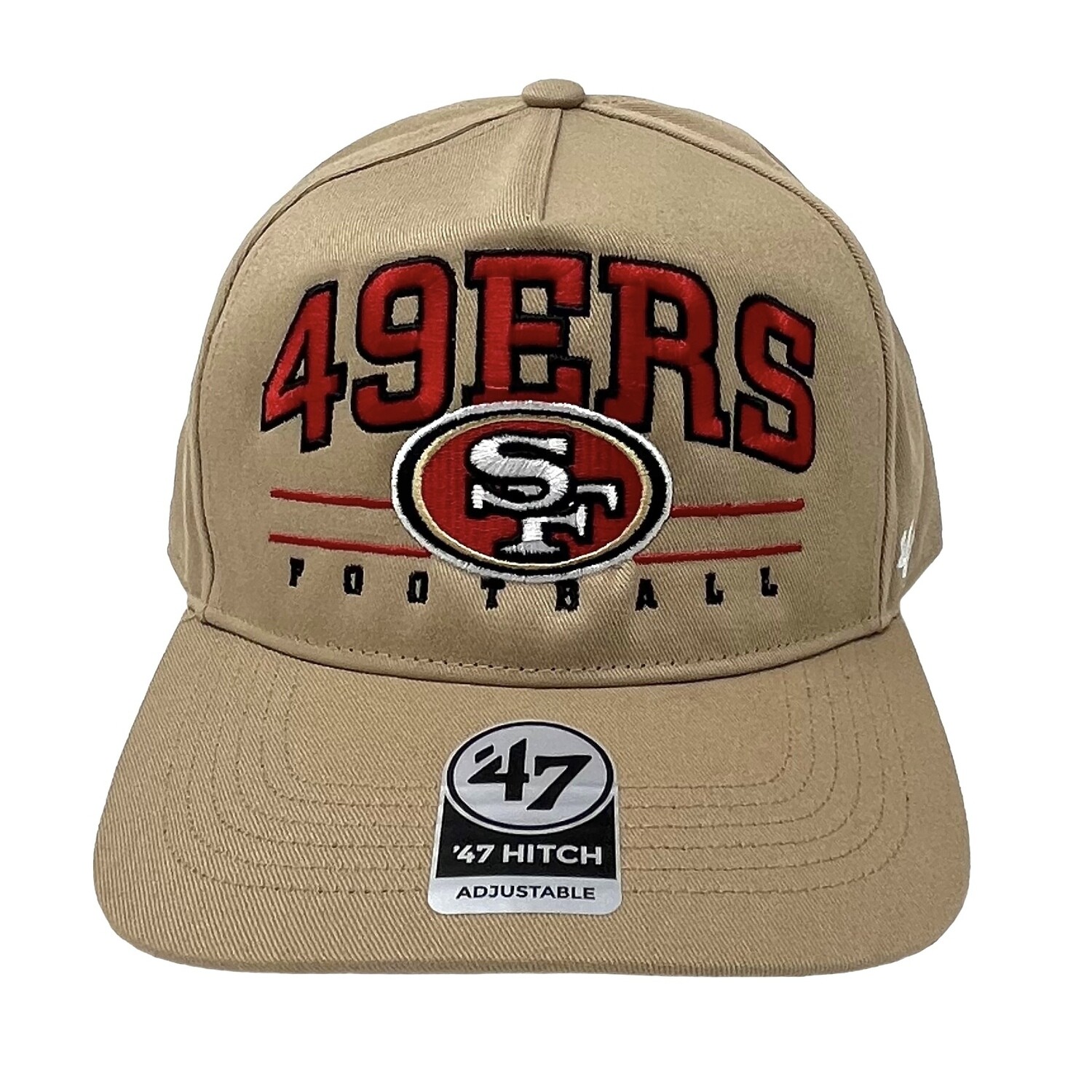 San Francisco 49ers Men’s Khaki 47 Hitch Snapback Hat