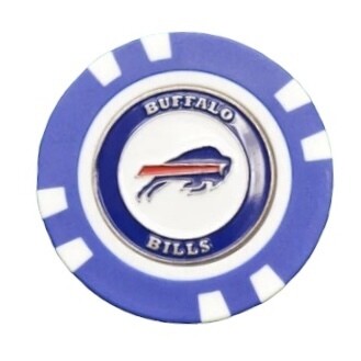 Buffalo Bills NFL Golf Ball Marker Poker Chip