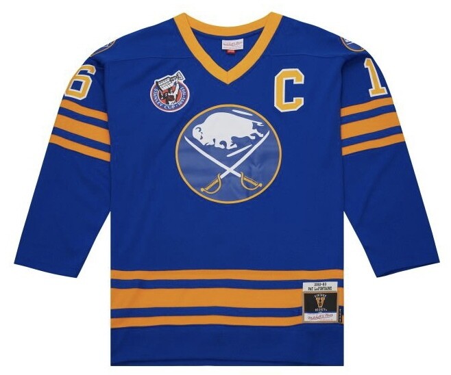 Buffalo Sabres Pat LaFontaine 1992-93 Men’s Mitchell & Ness Blue Line Player Jersey