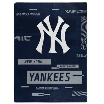 New York Yankees 60 New York Yankees 60" x 80" Plush Raschel Blanket
