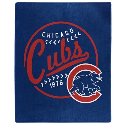 Chicago Cubs 50" x 60" Plush Raschel Blanket