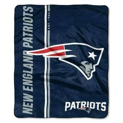 New England Patriots 50" x 60" Plush Raschel Blanket