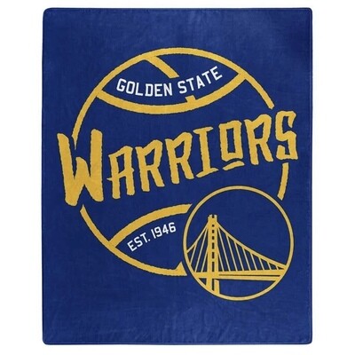 Golden State Warriors 50" x 60" Plush Raschel Blanket