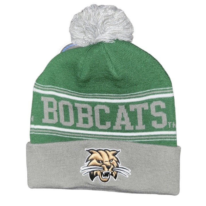Ohio Bobcats Men's Top of the World Cuffed Pom Knit Hat