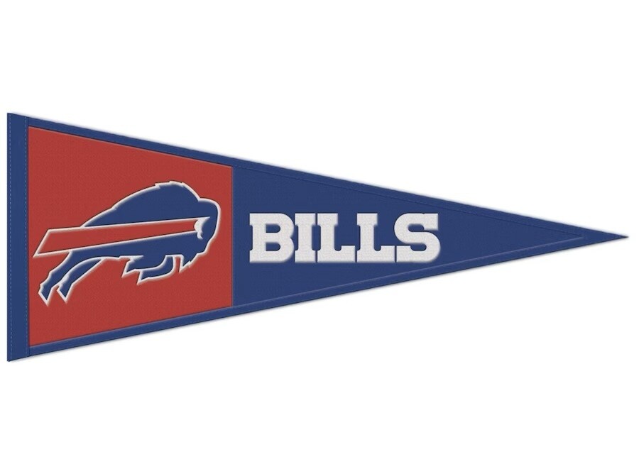 Buffalo Bills 13” x 32” Wool Pennant
