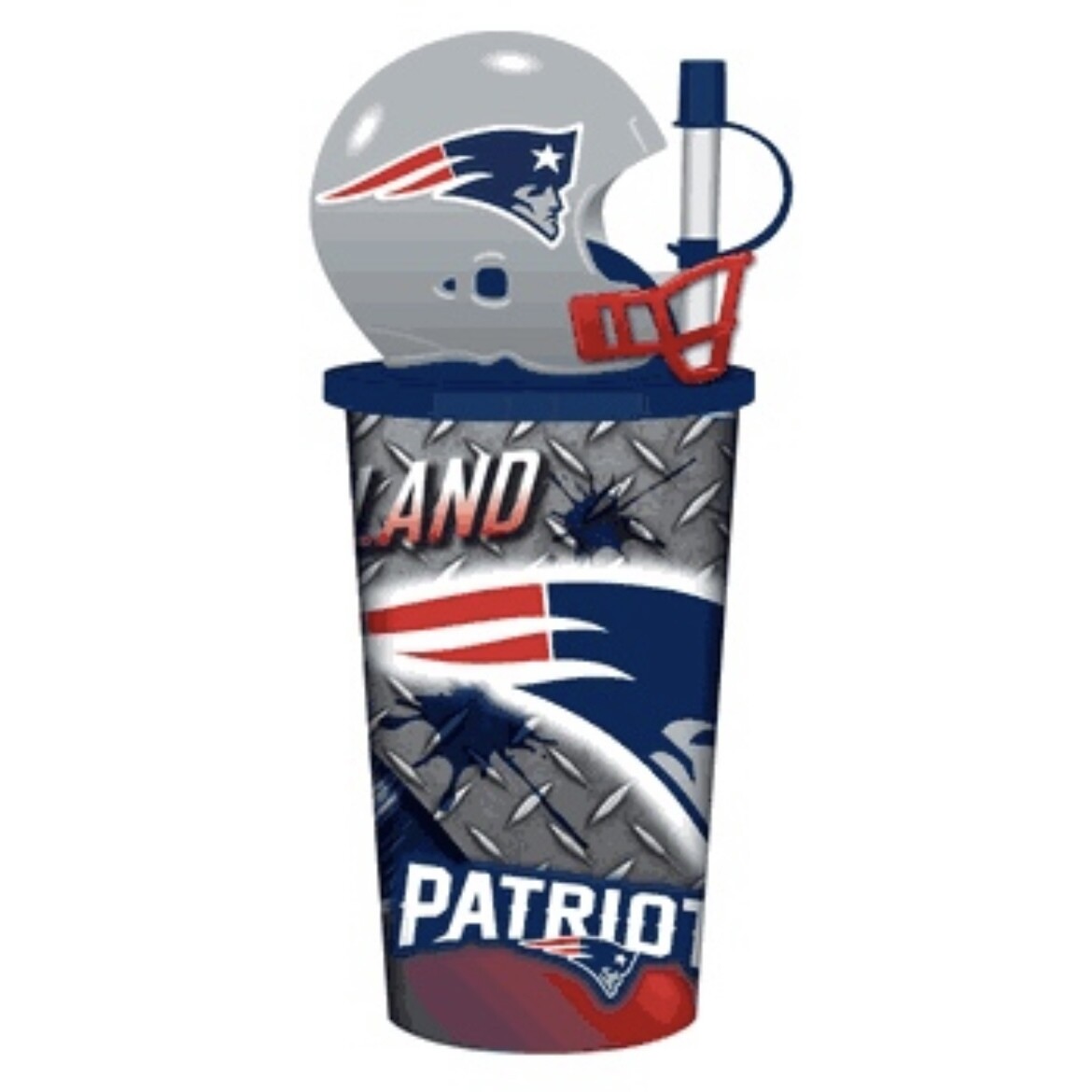 New England Patriots 32oz Reusable Drinking Helmet Cup