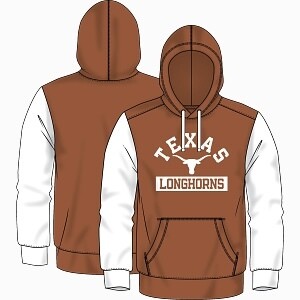 Texas Longhorns Men’s Fanatics Color Block Pullover Hoodie