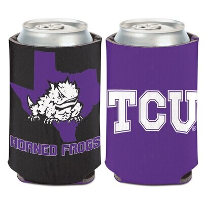 TCU Horned Frogs 12 Ounce Can Cooler Koozie
