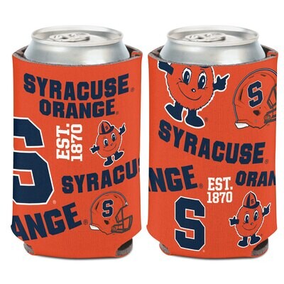 Syracuse Orange 12 Ounce Can Cooler Koozie