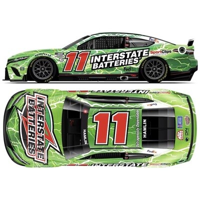 Denny Hamlin Action Racing 2023 #11 Interstate Batteries 1:64 Regular Paint Diecast Toyota Camry