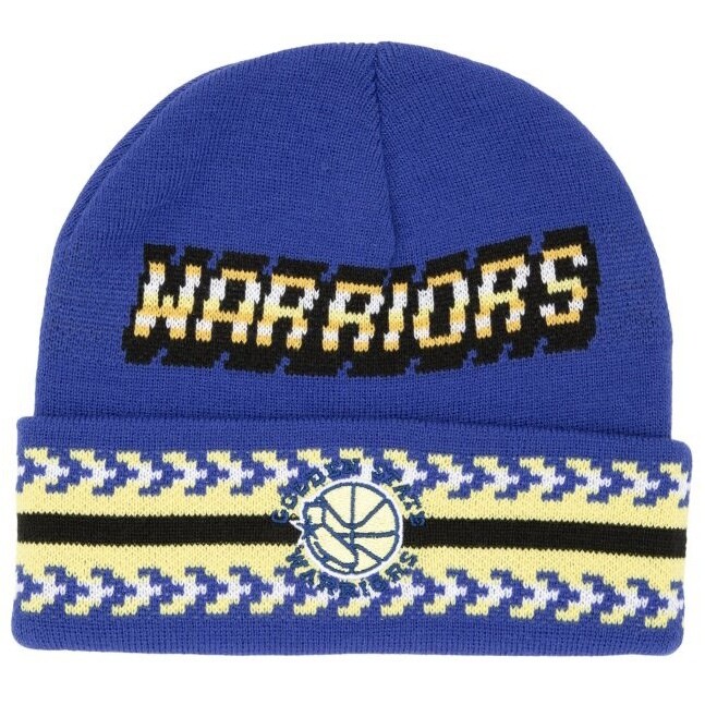Golden State Warriors Men’s Game On Mitchell & Ness Cuffed Knit Hat