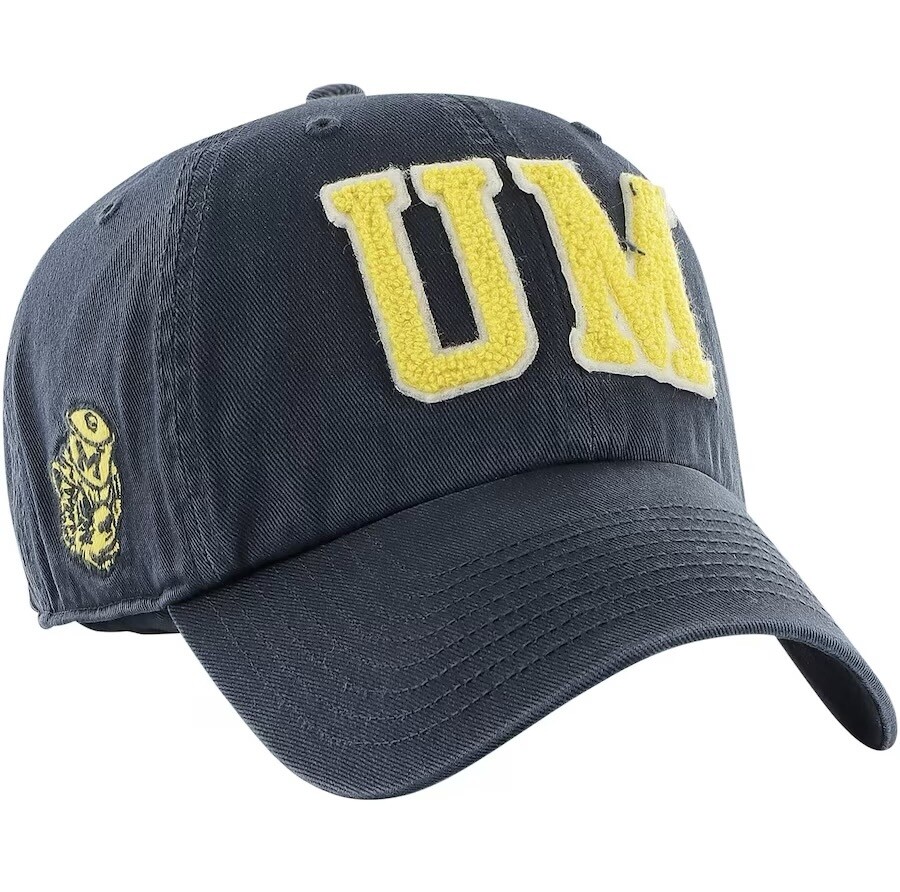 Michigan Wolverines Men’s Legacy 47 Brand Clean Up Adjustable Hat