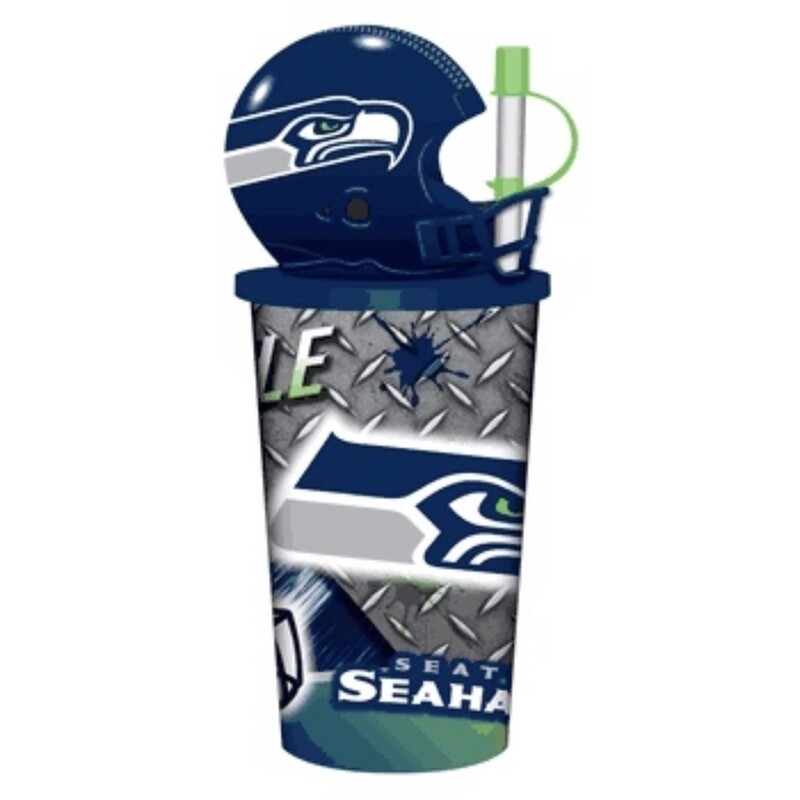 Seattle Seahawks 32oz Reusable Drinking Helmet Cup