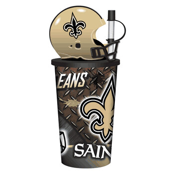 New Orleans Saints 32oz Reusable Drinking Helmet Cup