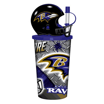 Baltimore Ravens 32oz Reusable Drinking Helmet Cup