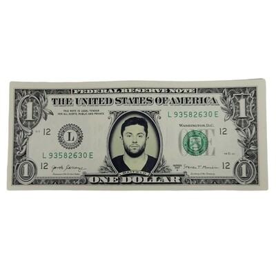 Baker Mayfield Famous Face Dollar Bill