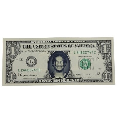 Ja'Marr Chase Famous Face Dollar Bill