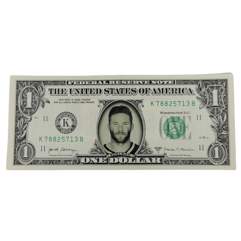 Julian Edelman Famous Face Dollar Bill