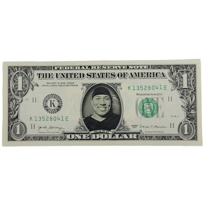 Hines Ward Famous Face Dollar Bill