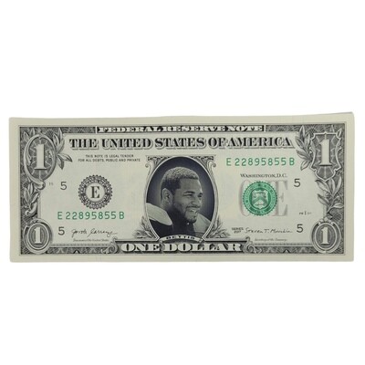 Jerome Bettis Jerome Bettis "The Bus" Famous Face Dollar Bill